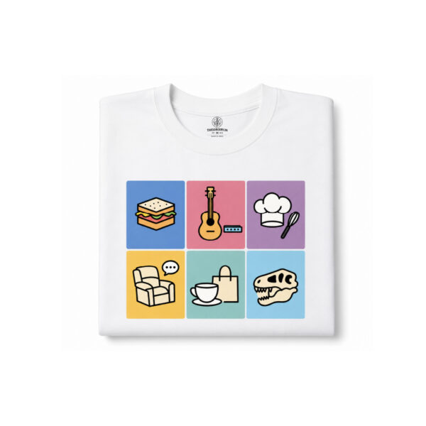 The One With Icons Tee-Unisex Tshirt - Image 3