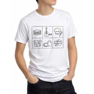 Alternative view of The One With Icons Tee